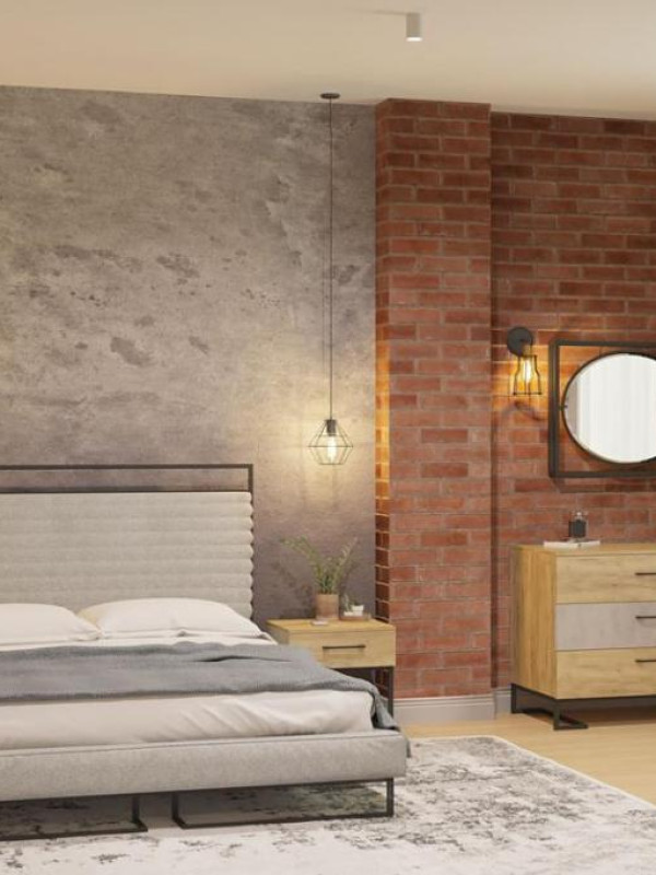 Прикроватная тумба лофт 1