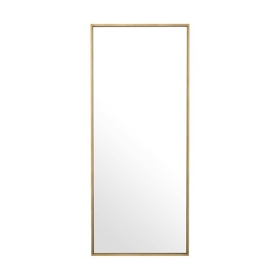 Настенное зеркало в золотой раме 1390*540